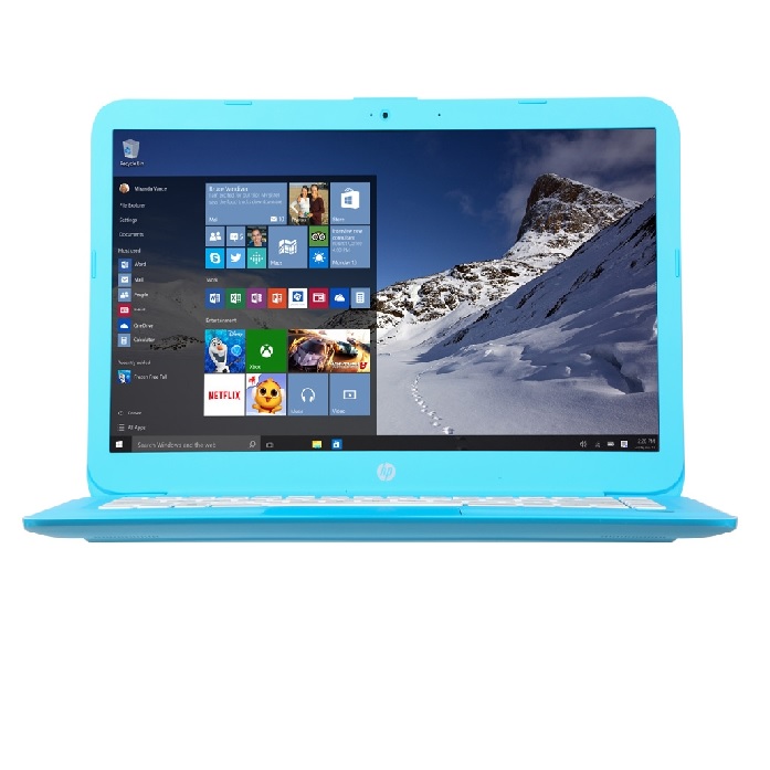 Laptop HP Stream 14-AX010NR Celeron N3060 RAM 4GB Almacenamiento 32GB 14 pulgadas Win 10 Home AZUL AQUA