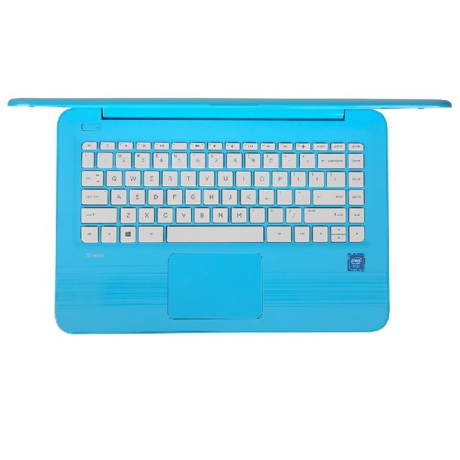 Laptop HP Stream 14-AX010NR Celeron N3060 RAM 4GB Almacenamiento 32GB 14 pulgadas Win 10 Home AZUL AQUA