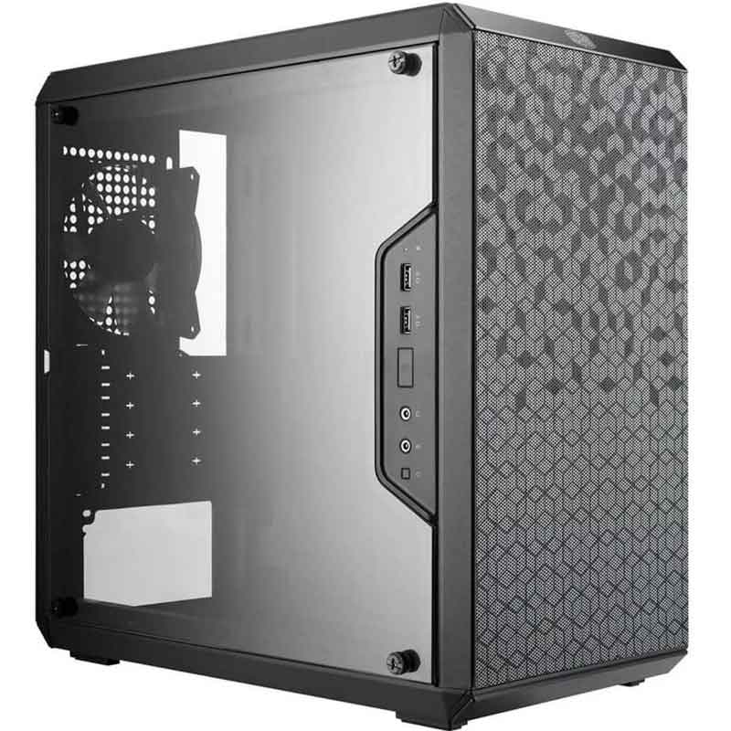 Gabinete Gamer COOLER MASTER Masterbox Q300L Panel Acrilico USB 3.0 Negro Micro ATX 