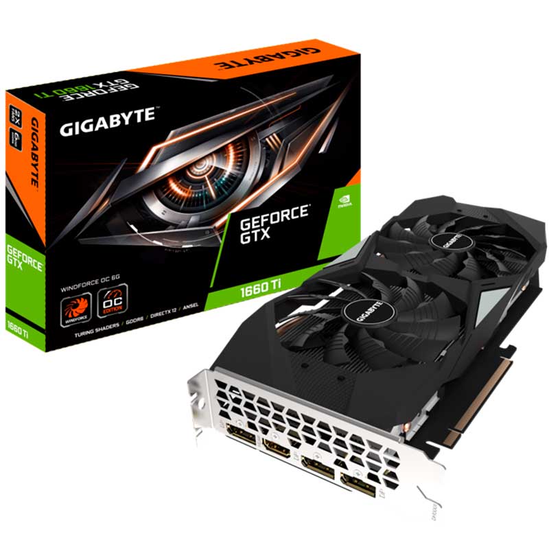 Tarjeta De Video Gigabyte Nvidia Gtx 1660 Ti Windforce Oc 6Gb Ddr6 Gvn166Twf2Oc6Gd