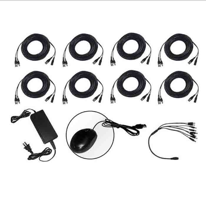 Kit Cctv Circuito Cerrado Vigilancia 8 Camaras Bullet Domo