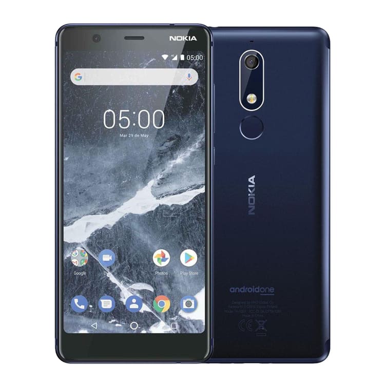 Celular Nokia 5.1 16 GB Android One Azul - Liberado