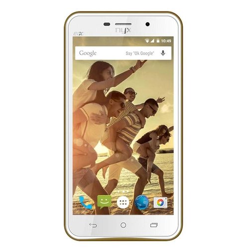 Celular Nyx Mobile Ego 4gb Dorado - Kit