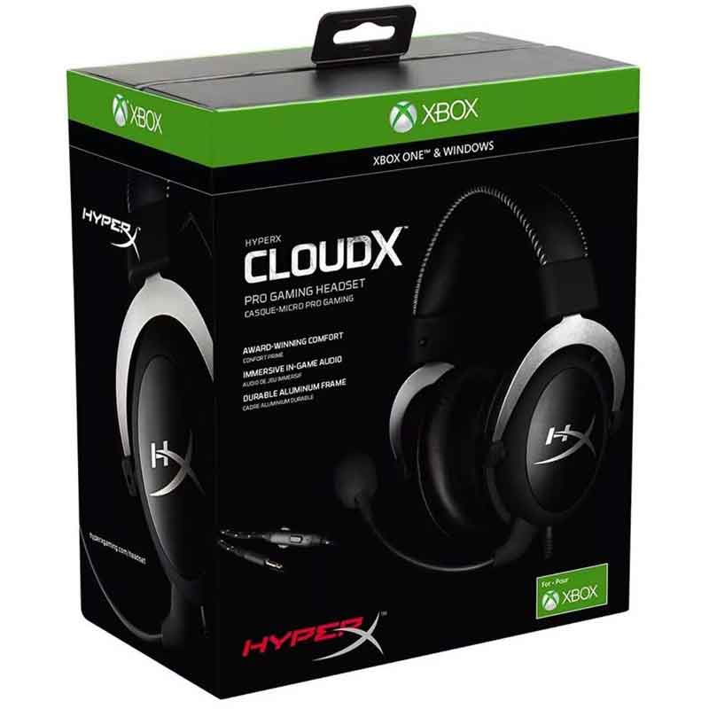 Audífonos Gamer Kingston Hyperx Cloudx Pro Gaming Xbox Ps4 HSCX-SR/LA