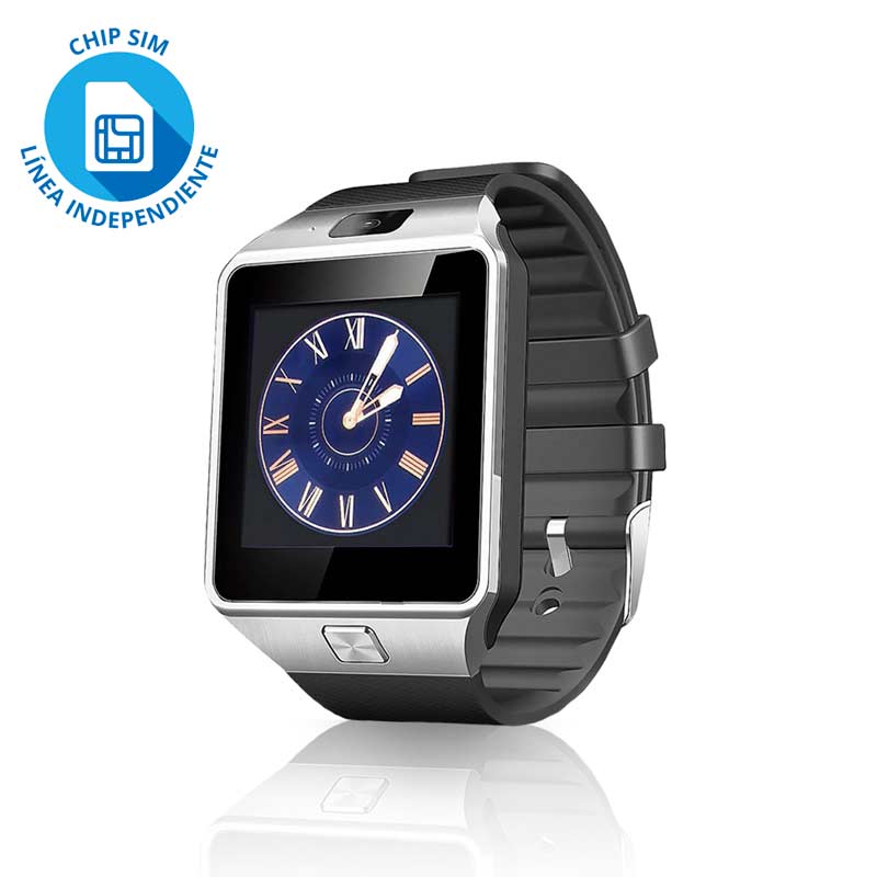 Redlemon Smartwatch Reloj Inteligente Bluetooth Con Chip Micro Sim, Cámara, Pantalla Touch Dz09