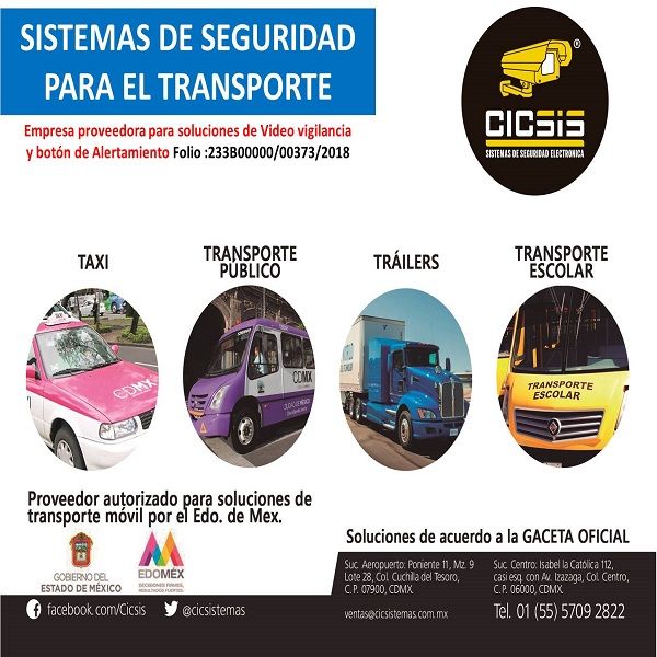 KIT DE VIDEOVIGILANCIA PARA AUTOBUS CON TRANSMISIÓN REMOTA CON UN 1 AÑO DE MONITOREO,APAGADO DE MOTOR /IDEAL PARA GACETA OFICIAL/INSTALACIÓN GRATUITA ÀREA CDMX Y METROPOLITANA