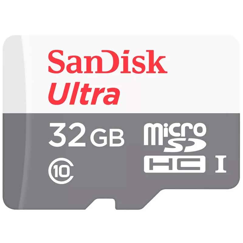 Memoria Micro SD 32GB Sandisk Ultra Clase 10 SDSQUNS-032G-GN3MA 