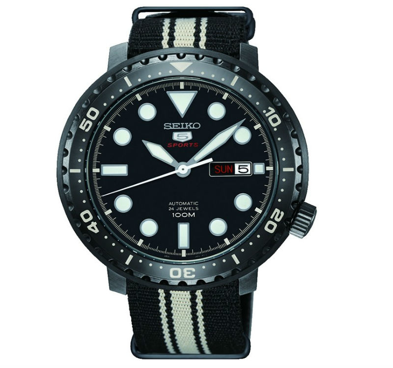 Seiko SRPC67K1 5 Sports Automatic Dial Negro