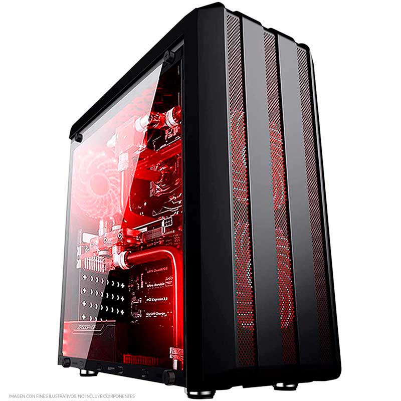 Gabinete Yeyian Gamer Media Torre Sin Fuente Negro Kalt 1102