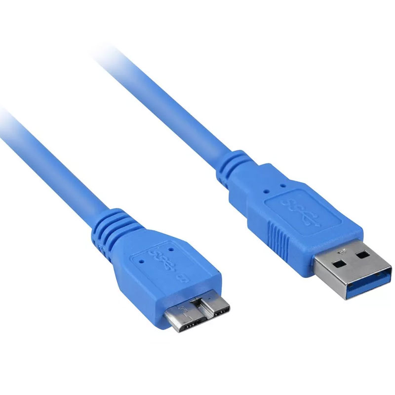 Cable USB Macho AB Macho XCASE USB 3.0 Azul 1.8Mts ACCCABLE30