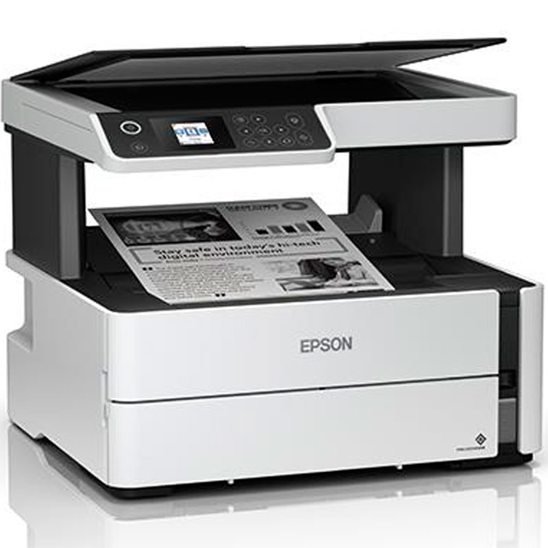 Impresora Multifuncional Epson M2140 Tinta Continua Blanco y Negro Duplex 