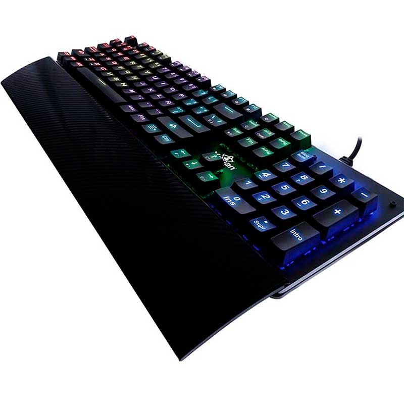Teclado Gamer Mecanico YEYIAN Flare 2000 RGB Retroiluminado Switch Cafe