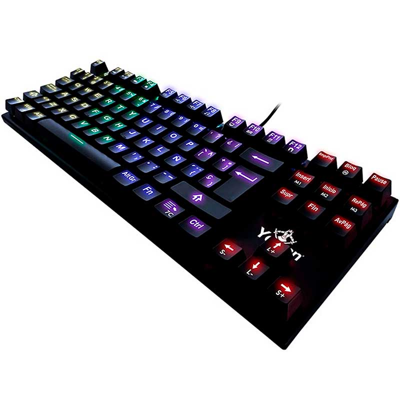 Teclado Gamer YEYIAN Spark 2000 Outemu Switch Rojo 