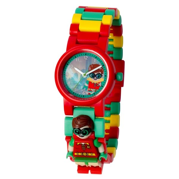 Reloj Lego DC Batman Movie Robin con minifigura de personaje