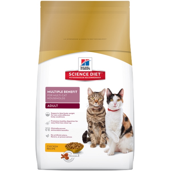 Hills Science Diet Alimento Para Gato Adulto Multiples Beneficios 7 Kg