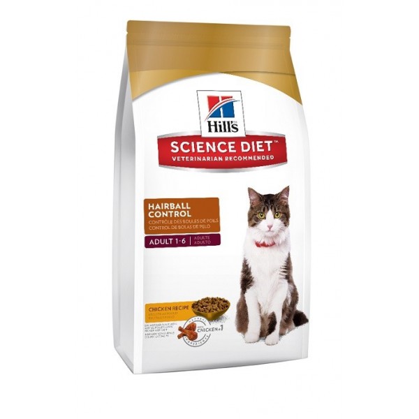 Hills Science diet Alimento para Gato Adulto Control de Bolas de Pelo 3.2 Kg