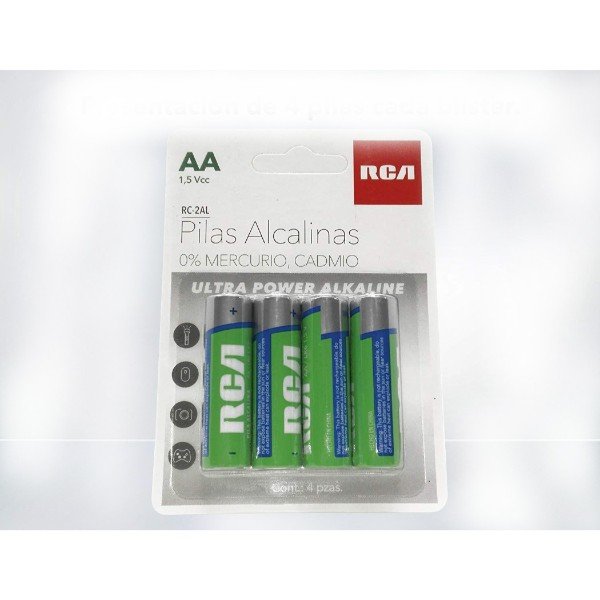 Pila Alcalina AA RCA Paquete con 96 Baterias