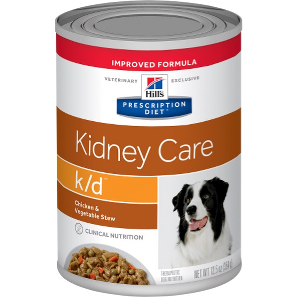 Hills Prescription Diet Alimento Húmedo Para Perro K/d Estofado De Pollo Y Verduras Lata 370 Gr