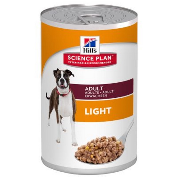 Hills Science Diet Alimento Húmedo Para Perro Adulto Light Lata 0.37 Kg