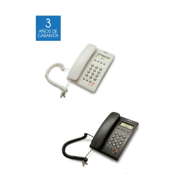 Teléfono Alámbrico Blanco/Negro Select Sound 8836