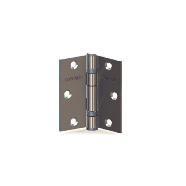 Bisagra 3x3 acero normal Con Balero Satinado Puerta Soprano