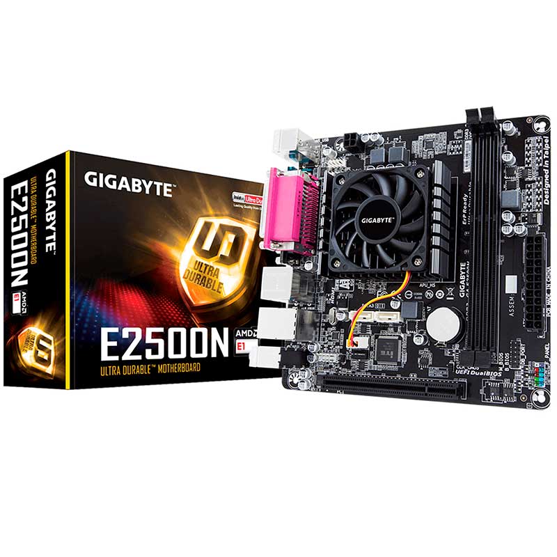 Tarjeta Madre GIGABYTE E2500N AMD E1-2500 DDR3 HDMI 