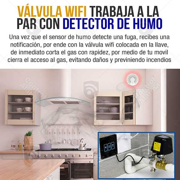 Valvula Gas Agua Wifi Temporizador Casa Alexa Google App