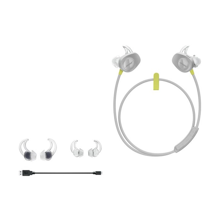 Audifonos Bose SoundSport Inalambricos Bluetooth headphones Nuevos Blanco/Citron