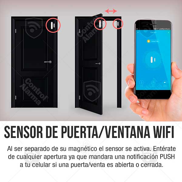 Alarma Wifi Puerta Ventana Casa Inteligente X Internet App