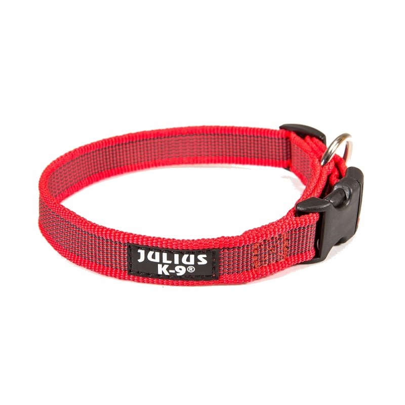 Collar Perro Julius-K9® Color&Gray Raza Mediana-Grande Rojo