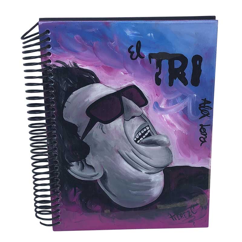 Libreta El Tri Alex Lora Medio Siglo Rocanroleando