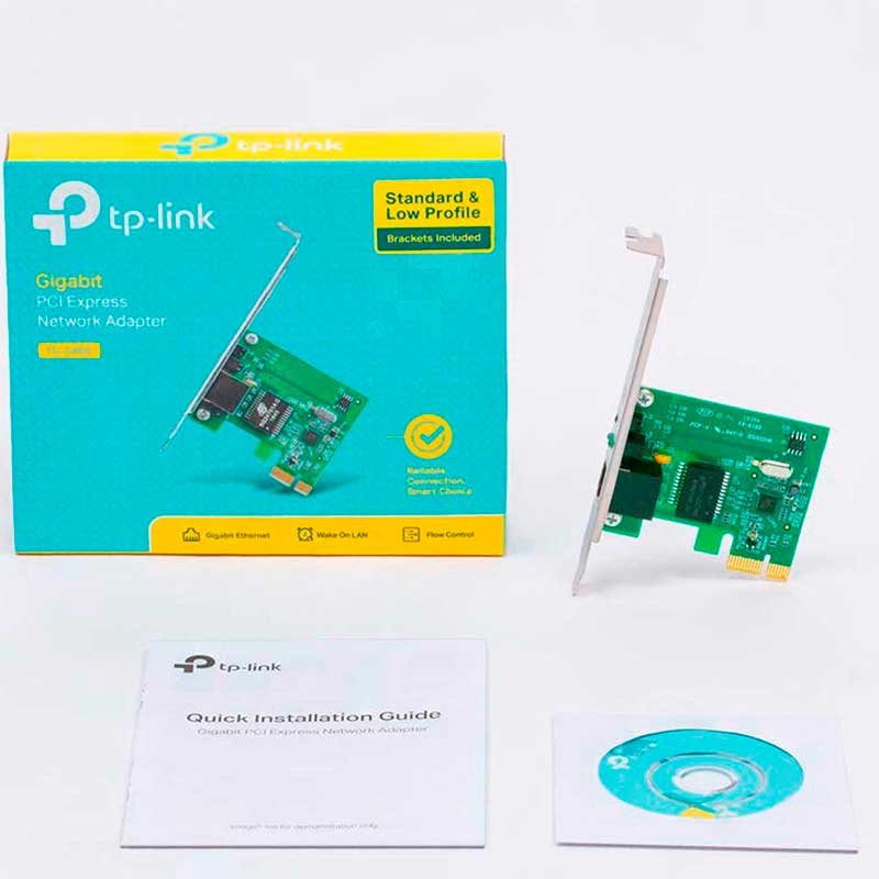 Tarjeta de Red Alambrica PCIe TP-LINK TG-3468 Gigabit Ethernet RJ45 