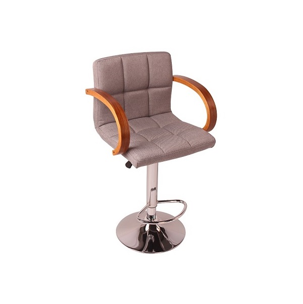 Banco Dante Tela Gris - Kessa