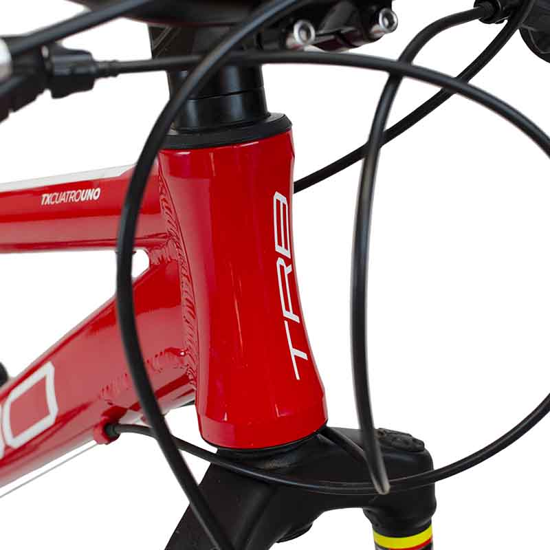 BICICLETA R 24 TURBO TX 4.1 BOY ALUMINIO ROJO