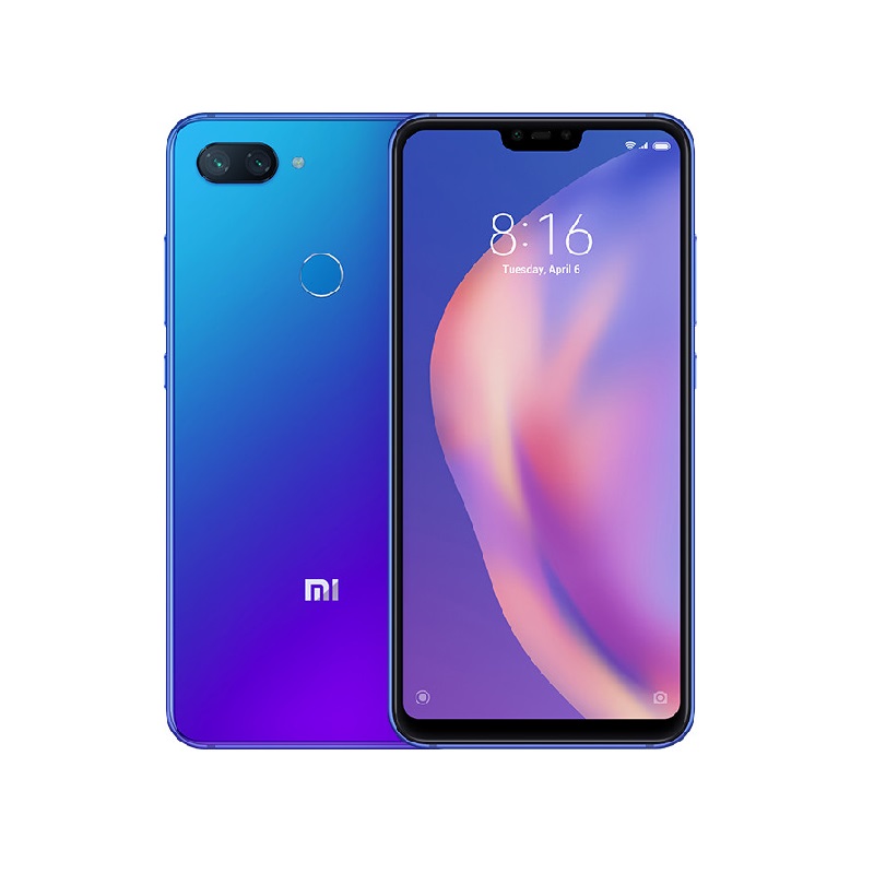 Celular Xiaomi Mi 8 Lite 64GB Dual Sim RAM 4GB  6.26 Full Hd Desbloqueado AZUL