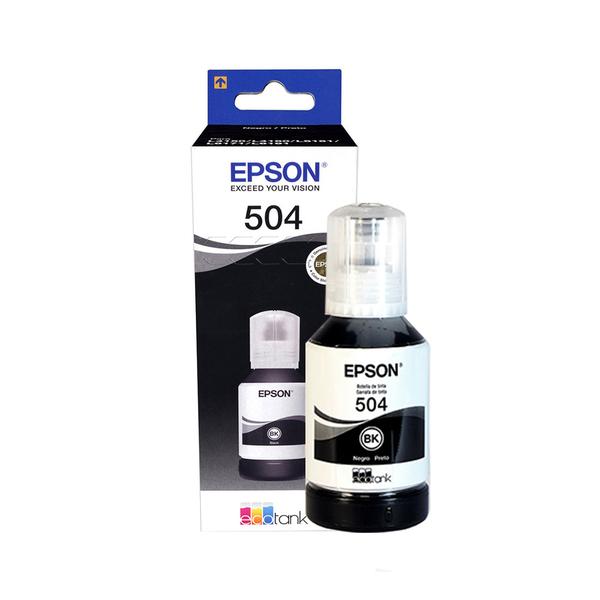 Tinta Epson T504 Negro Ecofit L4150 L4160 L6161 L6171