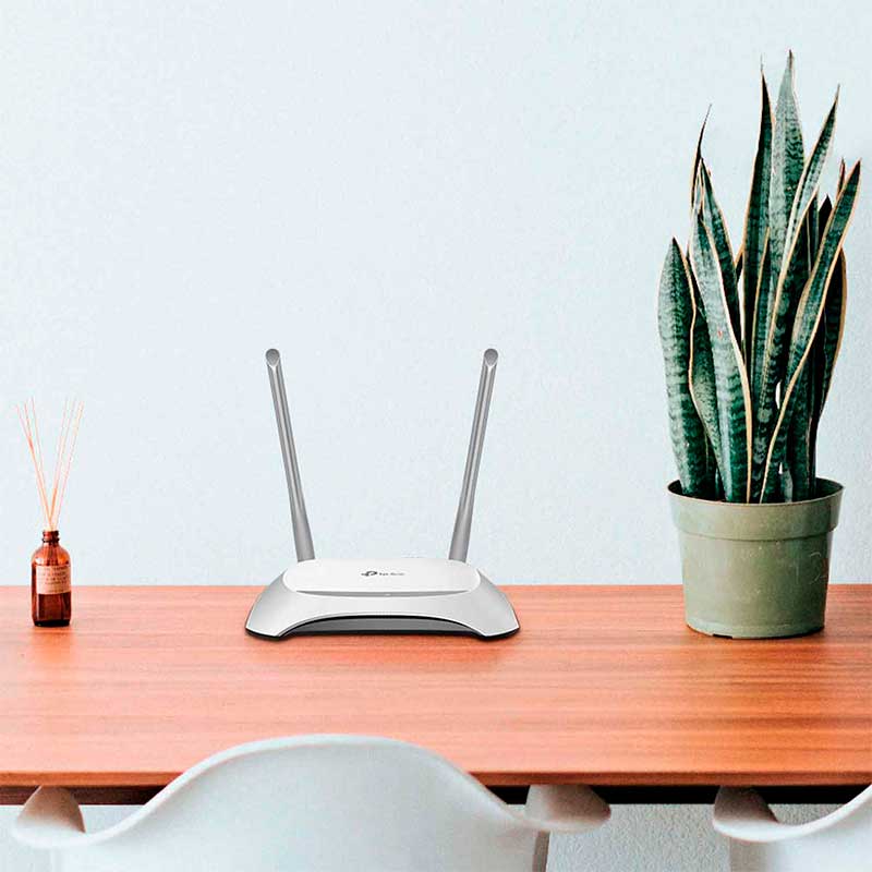 Kit 2 Router Inalambrico TP-LINK TL-WR840N V5 N300 2 Antenas 5 dBi 
