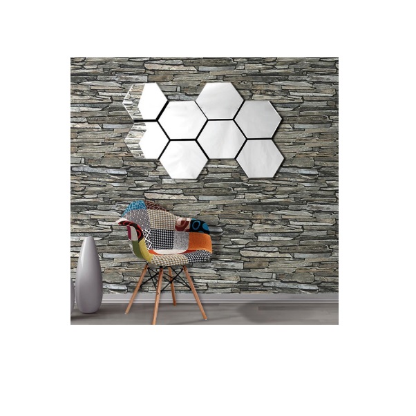 Espejo Panal Plata - Kessa