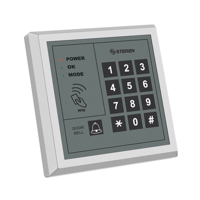Control Acceso RFID Teclado Numérico Steren SEG-155