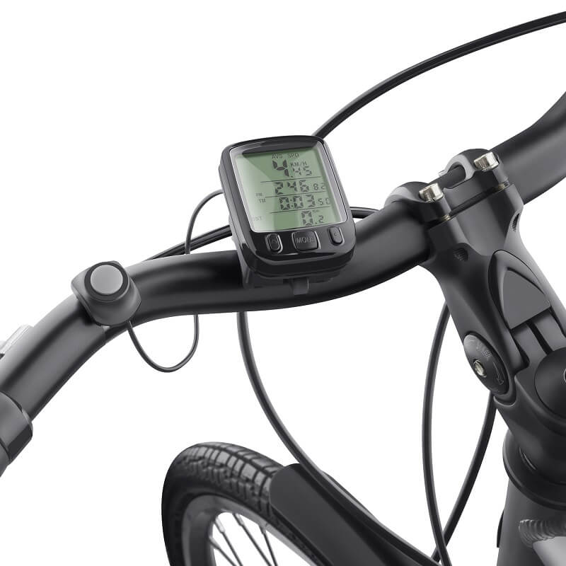 Velocímetro y medidor de distancia para bicicleta