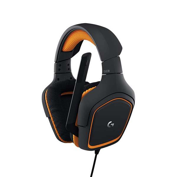 Diadema Logitech Gamer G231 Prodigy 3,5 Naranja 