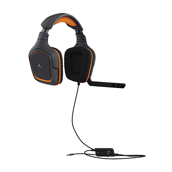 Diadema Logitech Gamer G231 Prodigy 3,5 Naranja 