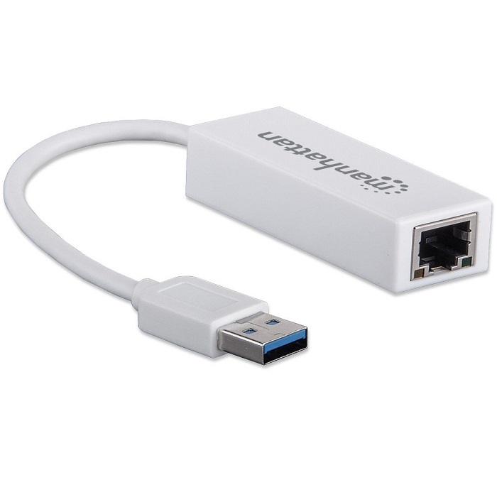 Convertidor Adaptador De Red Manhattan USB a Ethernet Alta Velocidad 2.0 506731