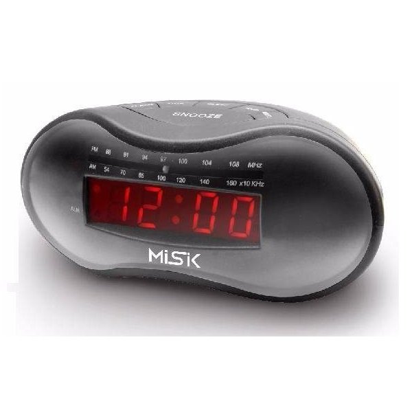 Radio despertador Misik AM/FM Auxiliar MR411