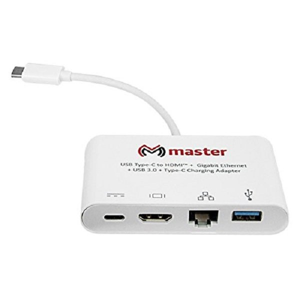 Adaptador 4 en 1 Master HDMI ETHERNET USBMC-USBCIN4