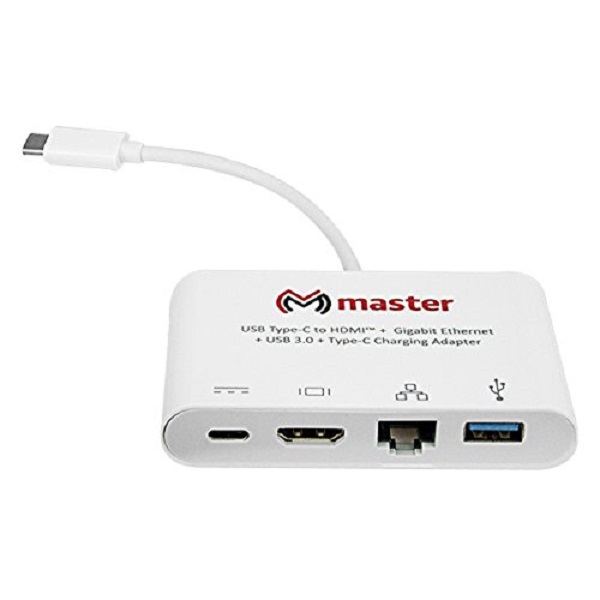 Adaptador 4 en 1 Master HDMI ETHERNET USBMC-USBCIN4