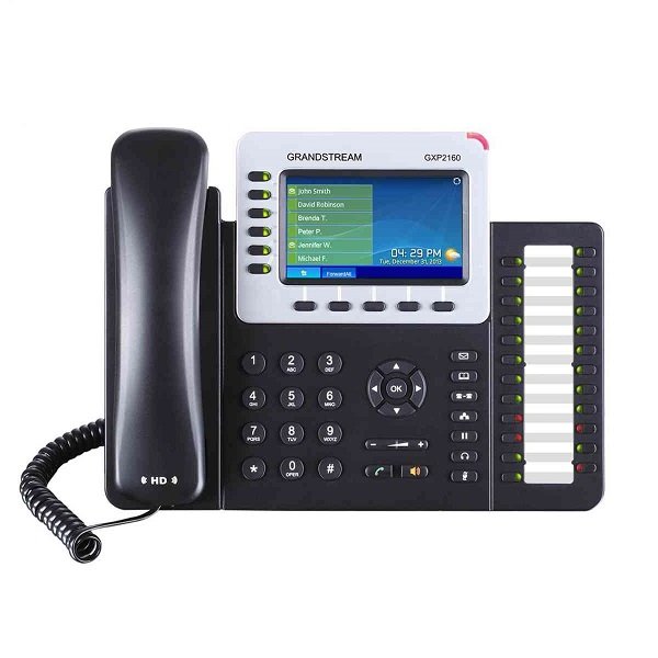 Telefono IP 6 Li­neas Color Audio HD PoE Grandstream GXP-2160