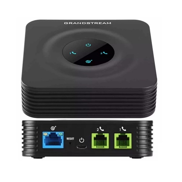 Ata Adaptador VOIP 2 Puerto FXS 2 SIP Grandstream HT-802