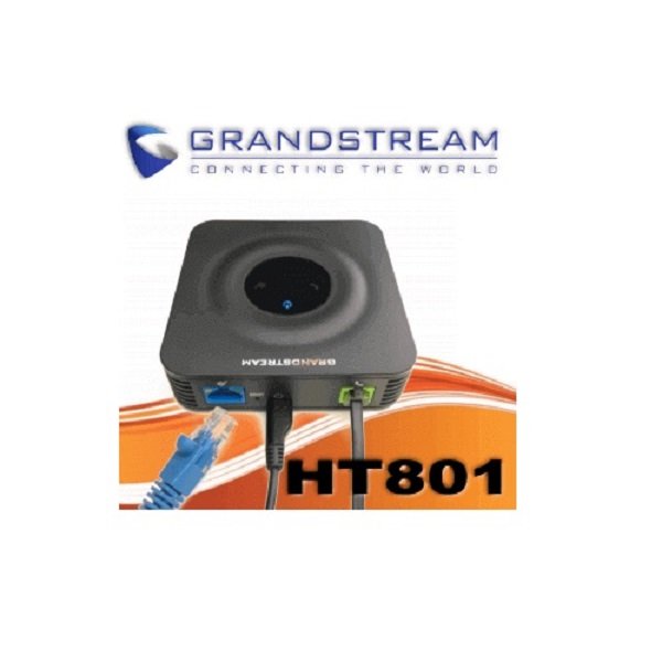 Ata Adaptador VOIP 1 puerto FXS (RJ11) Grandstream HT-801