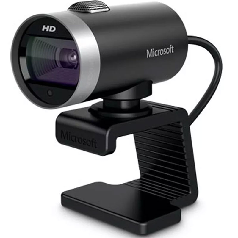 Webcam MICROSOFT Lifecam Cinema HD 5 MP 720p Microfono Skype Zoom 6CH-00001